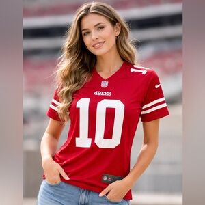 Nike San Francisco 49ers Jimmy Garoppolo #10 fan Jersey Women’s Small Red NFL